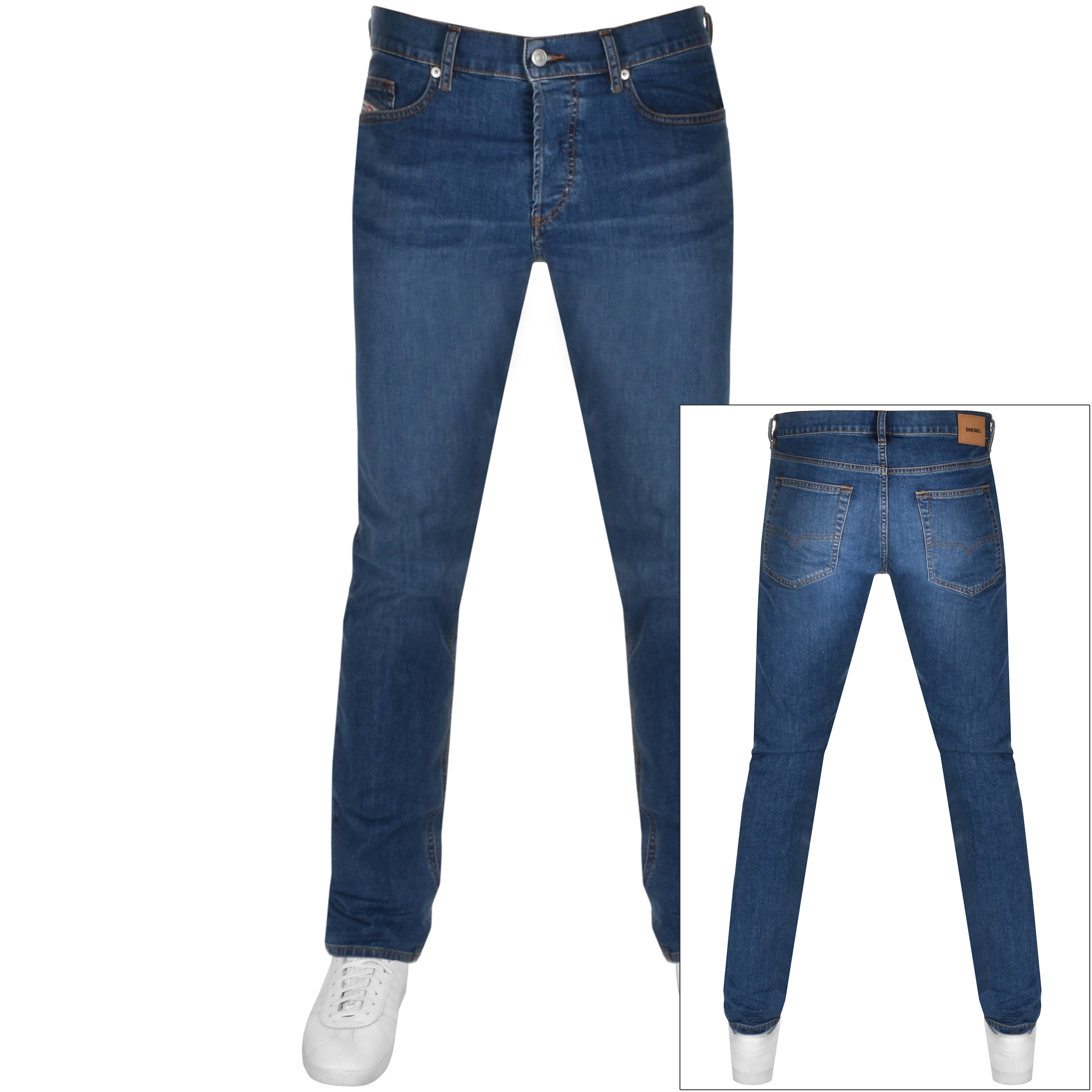 Alternative Image for ProductDiesel D Mihtry Straight Fit Jeans Blue1